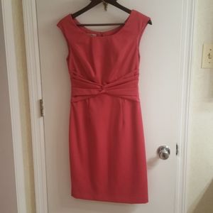 NWT Kay Unger fuchsia sheath dress size 6